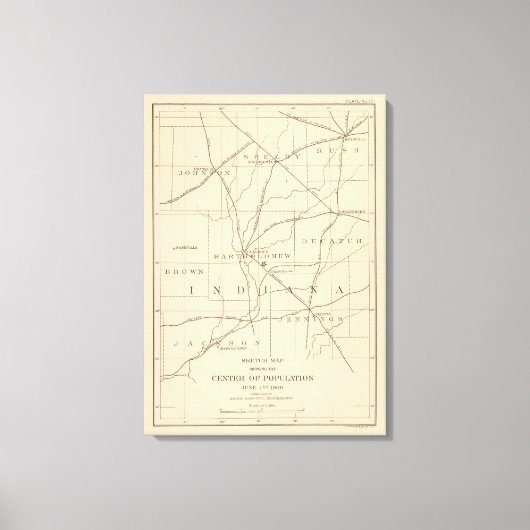 15 Centrum van de bevolking Canvas Afdruk (Voorkant)