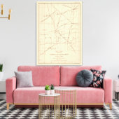 15 Centrum van de bevolking Canvas Afdruk (Insitu (Woonkamer))