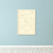 15 Centrum van de bevolking Canvas Afdruk (Insitu (Houten vloer))