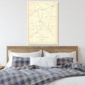 15 Centrum van de bevolking Canvas Afdruk (Insitu (Slaapkamer))