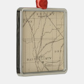 15 Centrum van de bevolking Metalen Ornament (Rechts)