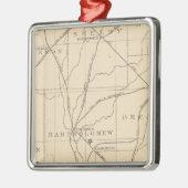15 Centrum van de bevolking Metalen Ornament (Links)