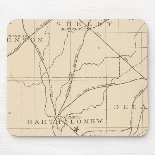 15 Centrum van de bevolking Muismat (Voorkant)