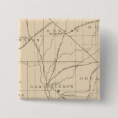 15 Centrum van de bevolking Vierkante Button 5,1 Cm (Voorkant)