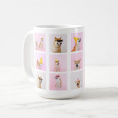 15 Collage Leuk Fotocadeau op maat gepersonaliseer Koffiemok (Voorkant links)