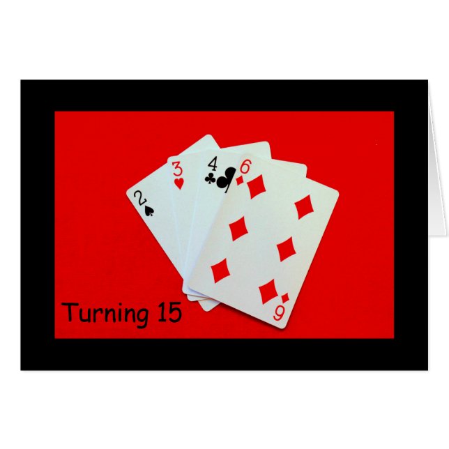 15 draaien is een grote deal! (Voorkant Horizontaal)