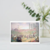 #15 Drukken van de Bijbel van Kralice in Ivancice Briefkaart (Staand voorkant)