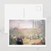 #15 Drukken van de Bijbel van Kralice in Ivancice Briefkaart (Voorkant / Achterkant)