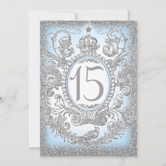 15 Eenmaal per keer prinses Blue Kaart (Voorkant)