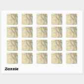 15 Egypte Vierkante Sticker (Vel)