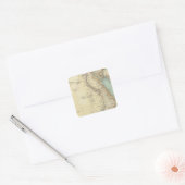 15 Egypte Vierkante Sticker (Envelop)