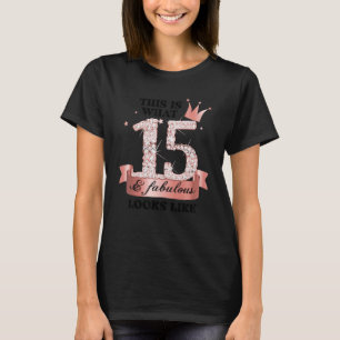 15 & Fabulous I Roos and White Party Group Candid T-shirt