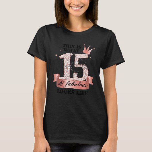 15 & Fabulous I Rose And White Party Group Candid  T-shirt (Voorkant)