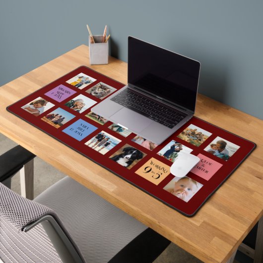 15 foto, 6 kleurenblok op Bourgogne Bureaumat (Kantoor 2)