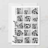 15 Foto beste jaar, maar HYN minimaal Feestdagenkaart (Voorkant)