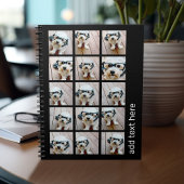 15 Foto collage met san serif tekst - zwart wit Notitieboek