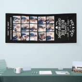 15 Foto Collage Pick Seat Welkom bij ons huwelijk Spandoek (Beurs)