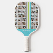 15 Foto-collage Raster, alles-over met racistische Pickleball Paddle (Voorkant)
