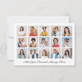 15 Foto Collage Voeg Uw Eigen Groet Toe Notitiekaartje