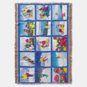 15 Foto Raster Collage Donkerblauw Deken (Voorkant Verticaal)