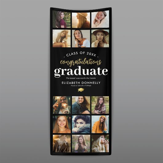 15 Foto Vertical Graduation Party Banner