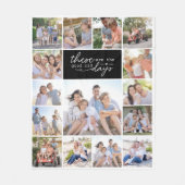 15 Fotocollage Dit zijn goede oude dagen Fleece Deken (Voorkant)