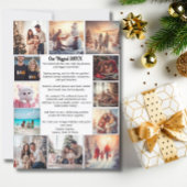 15 Fotocollage Moderne Kerstjaarsamenvatting Feestdagenkaart