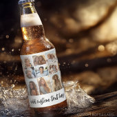 15 Fotocollage Raster - Script Text - zwart wit Bier Etiket