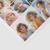 15 Fotocollage Raster - Script Text - zwart wit Tissuepapier (Detail)