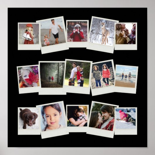15 Foto's met directe film Foto's Foto Gift Collag Poster (Voorkant)
