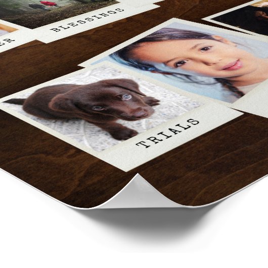 15 Foto's met directe film Foto's Foto Gift Collag Poster (Hoek)