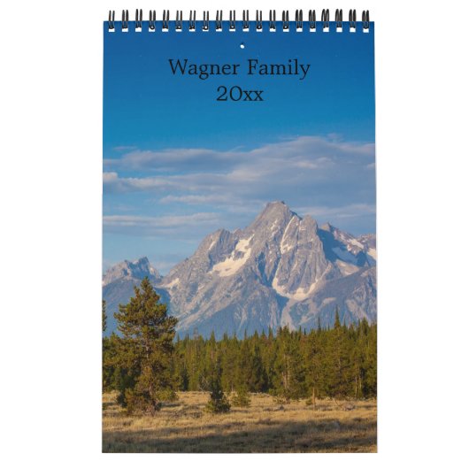15 Foto's Schilderachtig bergen personaliseren Kalender (Hoes)