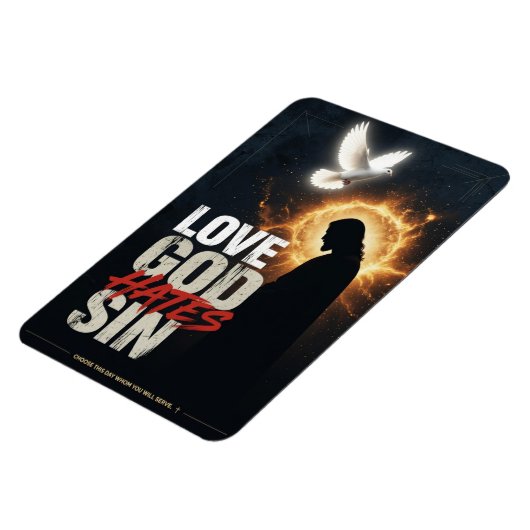 #15   God liefhebben zonde haten Magneet (Linkerzijde)
