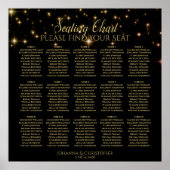 15 Grafiek met voetzoolzegels voor bruiloft Poster (Voorkant)