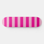 15 Horizontale lichte en hete roze strepen Persoonlijk Skateboard (Horizontaal)