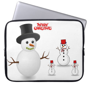 15-inch hoes voor kerstlaptop uit neopreen, Snowma