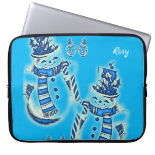 15-inch hoes voor kerstlaptop uit neopreen, Snowma