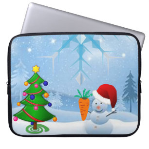 15-inch hoes voor kerstlaptop uit neopreen, Snowma