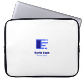 15-Inch Laptop Sleeve – Custom Protective Case wit (Voorkant)