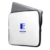 15-Inch Laptop Sleeve – Custom Protective Case wit (Voorkant Links)