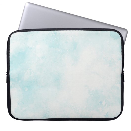 15-Inch Laptop Sleeve – Floral & Gradient Grain  (Voorkant)