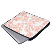 15-Inch Laptop Sleeve – Floral & Gradient Grain  (Voorkant onderkant)
