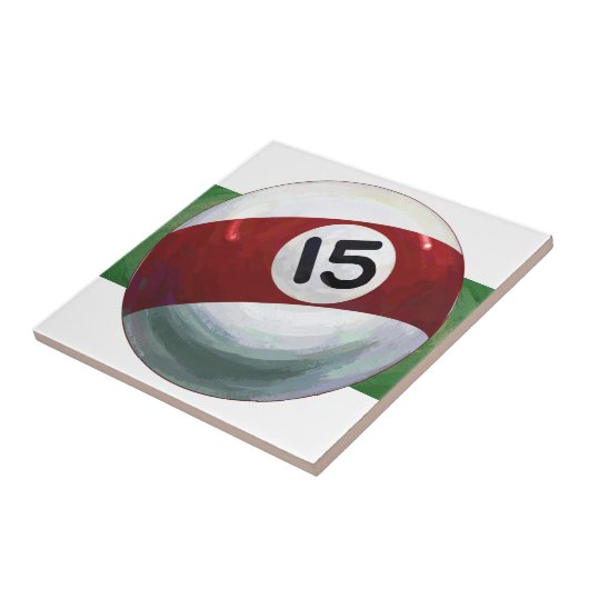 15 inch tegeltje (Zijkant)