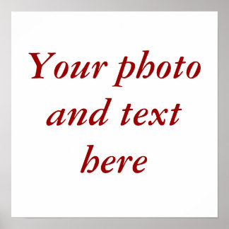 15-inch x15-inch gepersonaliseerd canvas poster