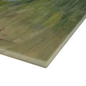 15-inch x 11-inch Glass Cheetah Cutting Board Snijplank (Hoek)