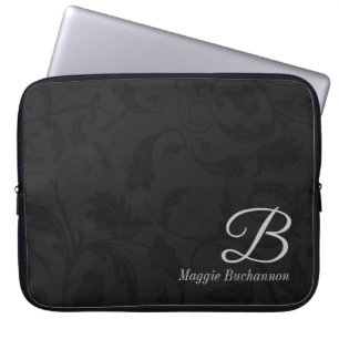 15-inch zwart beeldscherm laptop sleeve