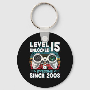 15 jaar Bday Son Boy Funny Gamer 15e 15 jaar oude Sleutelhanger