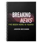 15 jaar Jubileum 15e werknemer Notitieboek (Voorkant)