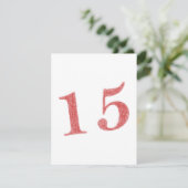 15 jaar kaart (Staand voorkant)