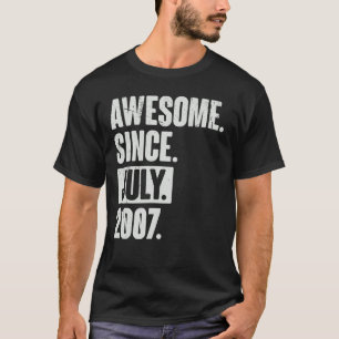 15 jaar oud, 15 jaar Geweldige sinds juli 2009 T-shirt